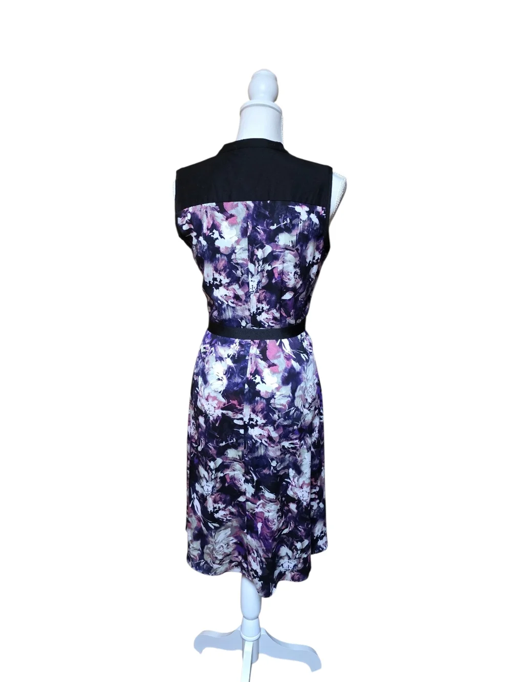 Simply Vera Vera Wang Floral Button-Front Dress Size 4 with Pockets Wedding - Picture 3 of 7